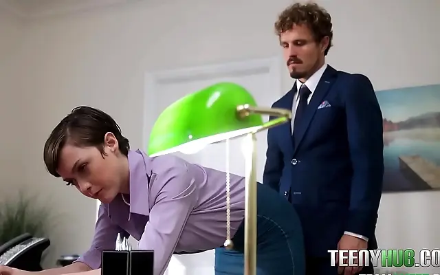 Rides Her Boss Hard Jade Valentine Shows Robby Echo A Real Teen Temptation