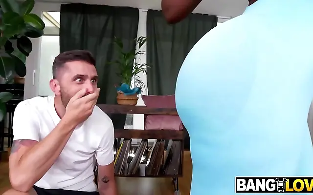 Two hot ebony mamas Lexi Luv and Mad Bundy fuck hardcore in real POV action