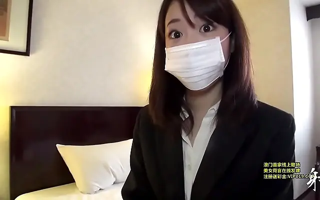 Kitchen heat ignites shy Japanese teen&rsquo;s forbidden blowjob fantasy
