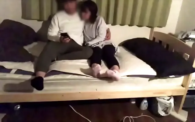 Lace lingerie teased her skin as my Japanese girlfriend and I got lost in the moment