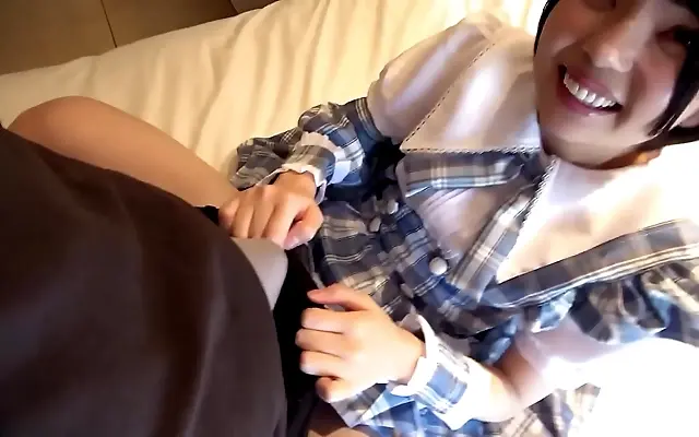 Desk pounded teen in sexy maid cosplay gives wild amateur blowjob and doggy creampie